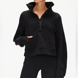 Oversized Funnel Neck Scuba Pullover